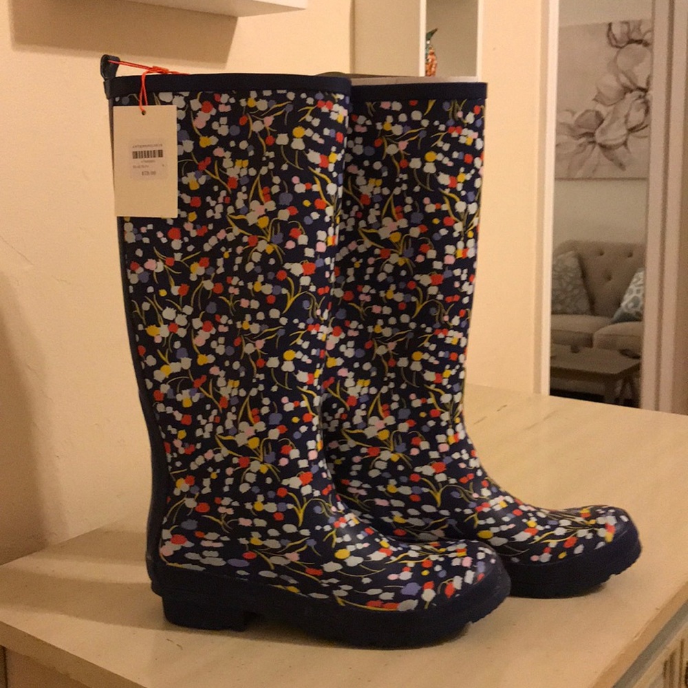 Anthropologie rain boots